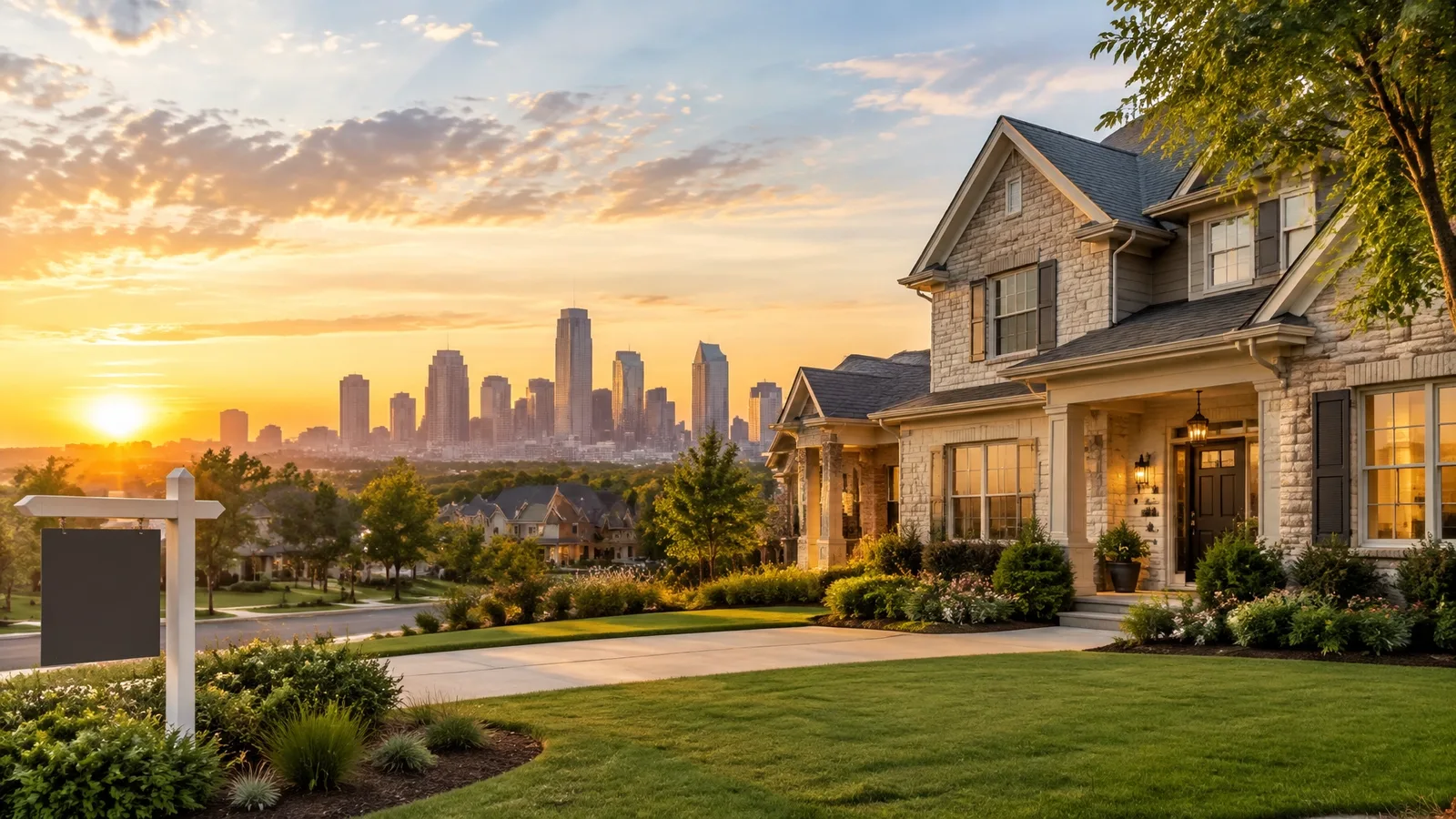 Sunlit Texas home with a welcoming front porch